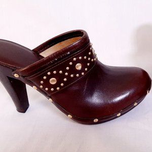 Michael Kors Leather Mules